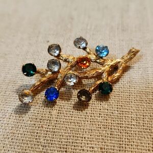 Van Dell Signed 12k GF Vintage Pin